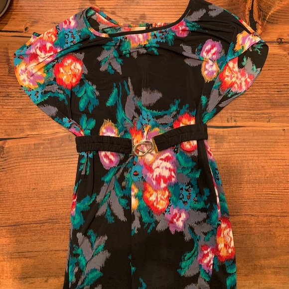 Aritzia Abstract Floral Print Mini Dress - Picture 3 of 11